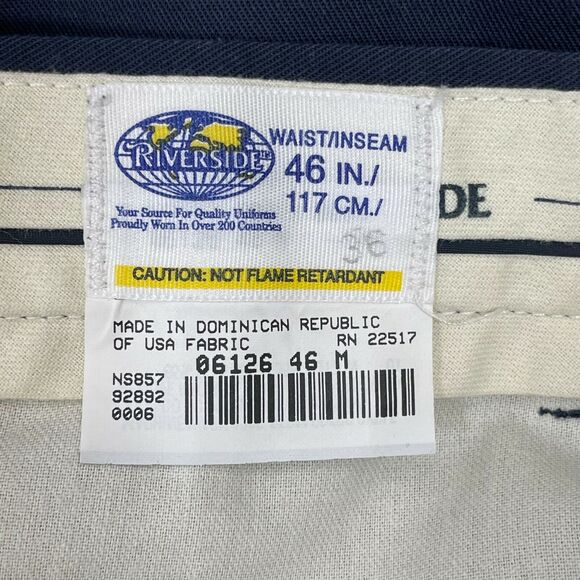 Budweiser Beer Work Uniform Navy Blue Uniform Work Pants Men's 36 Riverside - Picture 7 of 7